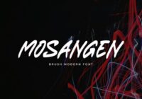Mosangen Font - Featured Image