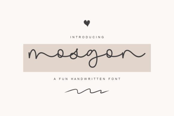 Mosgon Font - Featured Image
