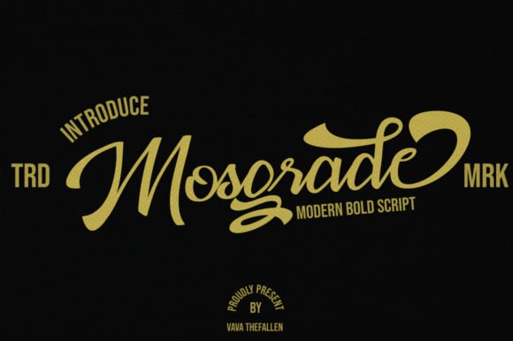 Mosgrade Font - Featured Image