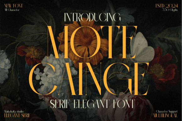 Mote Cainge Font - Featured Image