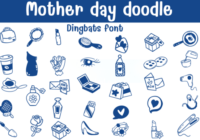 Mother Day Doodle Font - Featured Image