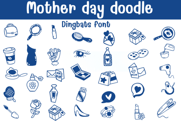 Mother Day Doodle Font - Featured Image
