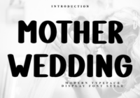 Mother Wedding Font - Featured Image