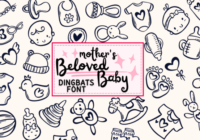 Mother's Beloved Baby Font - Featured Image