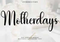 Motherdays Font - Featured Image