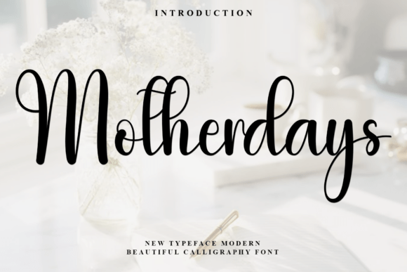 Motherdays Font - Featured Image