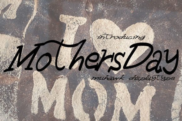 Mothers Day Font - Featured Image