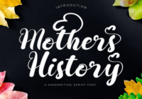 Mothers History Font - Featured Image