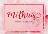 Mothius Font - Featured Image