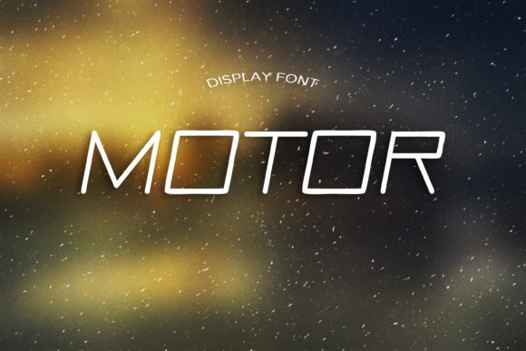 Motor Font - Featured Image