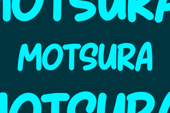 Motsura Font - Featured Image