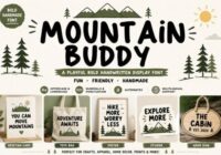Mountain Buddy Font - Featured Image