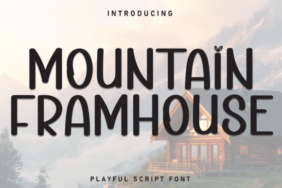 Mountain Framhouse Font - Featured Image