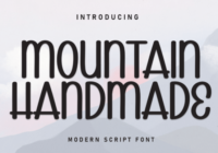 Mountain Handmade Font - Featured Image