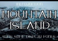 Mountain Island Font - Featured Image