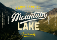 Mountain Lake Font - Featured Image