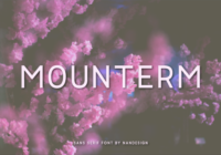 Mounterm Font - Featured Image