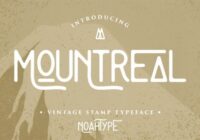 Mountreal Font - Featured Image