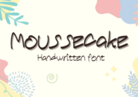 Moussecake Font - Featured Image