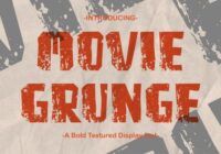 Movie Grunge Font - Featured Image