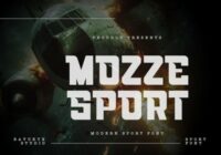 Mozze Sport Font - Featured Image