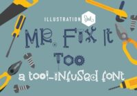 Mr. Fix It Too Font - Featured Image
