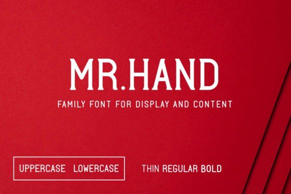 Mr. Hand Font - Featured Image