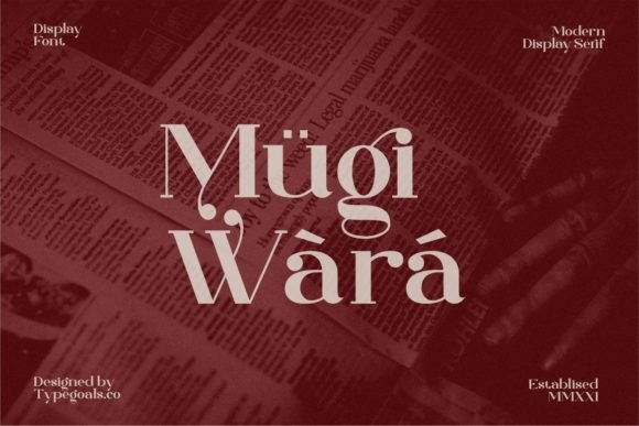Mugi Wara Font - Featured Image