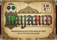 Mujahid Font - Featured Image