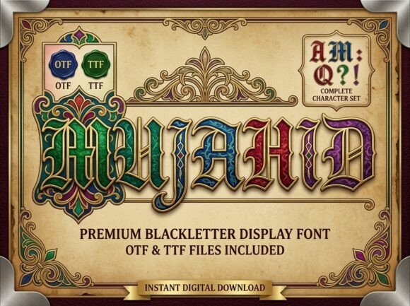 Mujahid Font - Featured Image