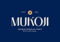 Mukoji Font - Featured Image