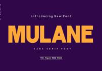 Mulane Font - Featured Image