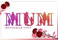 Mum Monogram Font - Featured Image