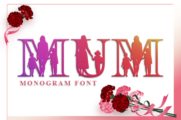 Mum Monogram Font - Featured Image