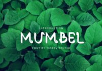 Mumbel Font - Featured Image
