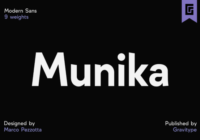 Munika Font - Featured Image