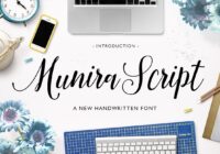 Munira Script Font - Featured Image
