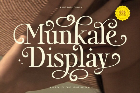 Munkale Display Font - Featured Image