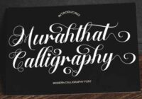 Murahthat Calligraphy Font - Featured Image