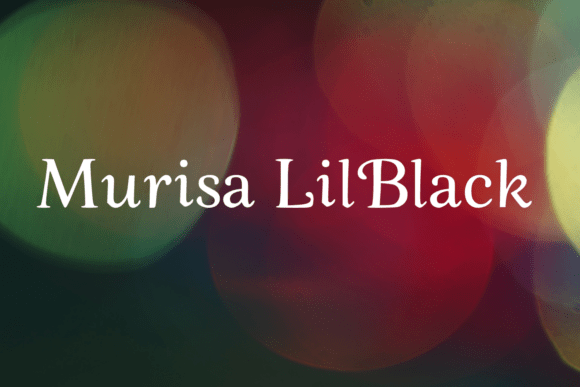 Murisa Lilblack Font - Featured Image