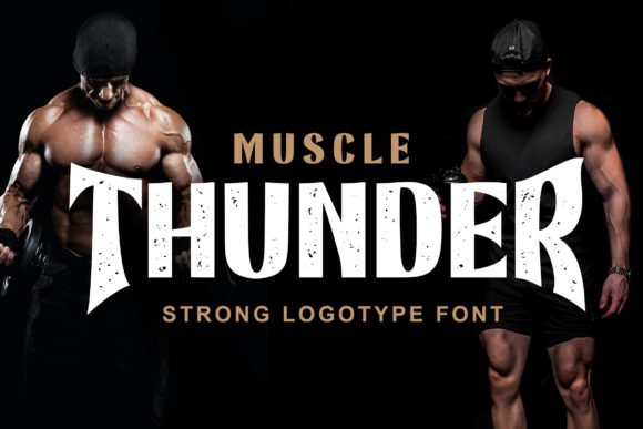 Muscle Thunder Font - Featured Image