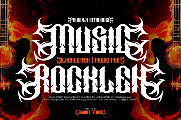 Music Rockleh Font - Featured Image