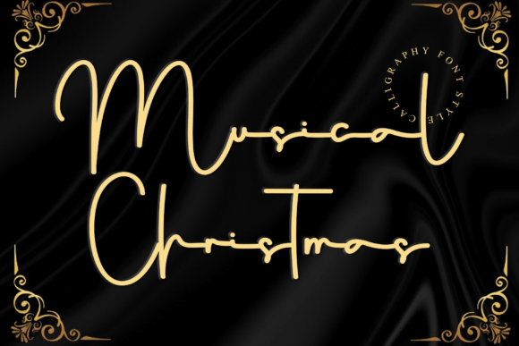 Musical Christmas Font - Featured Image