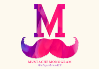 Mustache Monogram Font - Featured Image