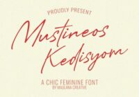 Mustineos Kedisyom Font - Featured Image