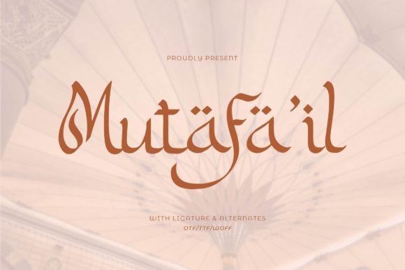 Mutafa’il Font - Featured Image