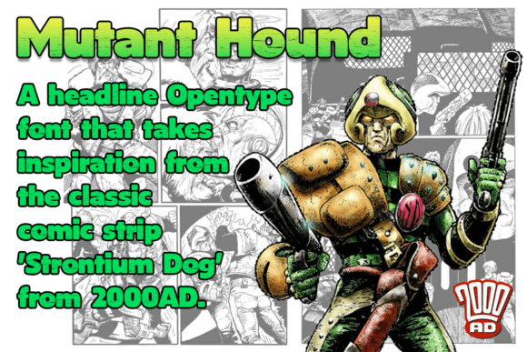 Mutant Hound Font - Featured Image