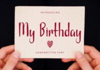 My Birthday Font - Featured Image