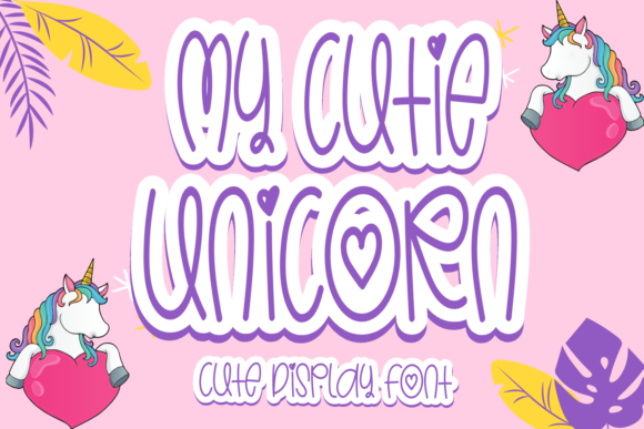 My Cutie Unicorn Font - Featured Image