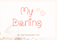 My Darling Font - Featured Image